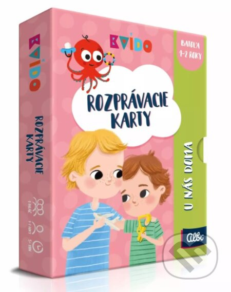 Kvído: Rozprávacie karty - U nás doma - hra z kategorie Vzdělávací hry