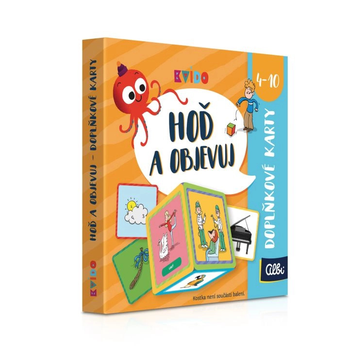 Kvído - Hoď a objevuj - karty ALBI