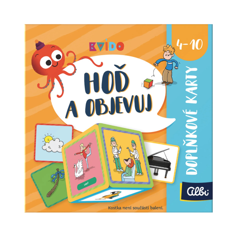 Kvído - Hoď a objevuj - karty ALBI