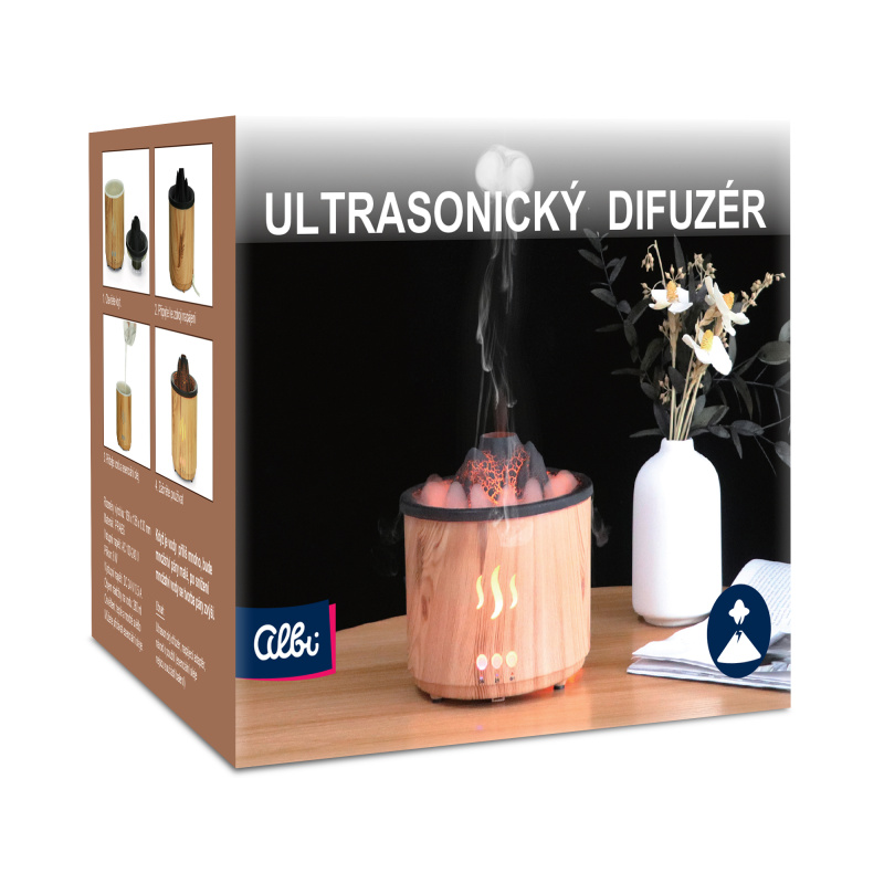 Ultrasonický difuzér - Sopka Albi