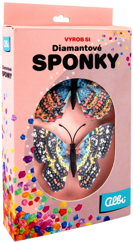 Vyrob si - Diamantové sponky Albi
