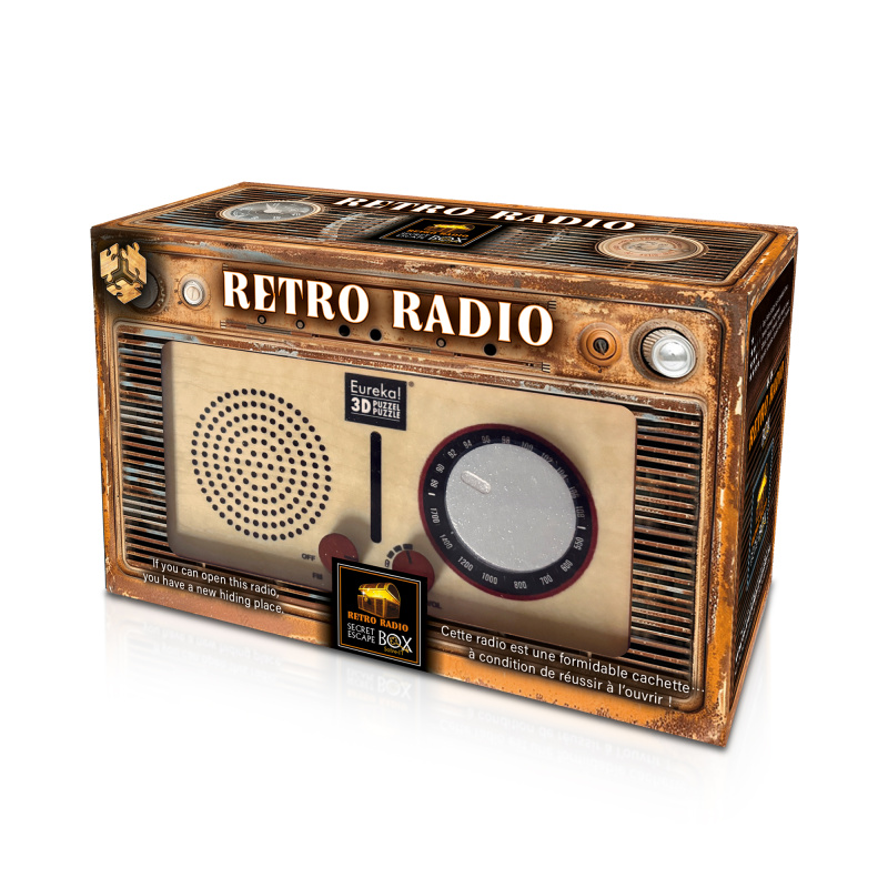 Huzzle Secret box - Retro radio ALBI