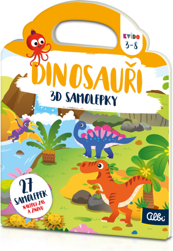 3D samolepky: Dinosauři - Kvído ALBI