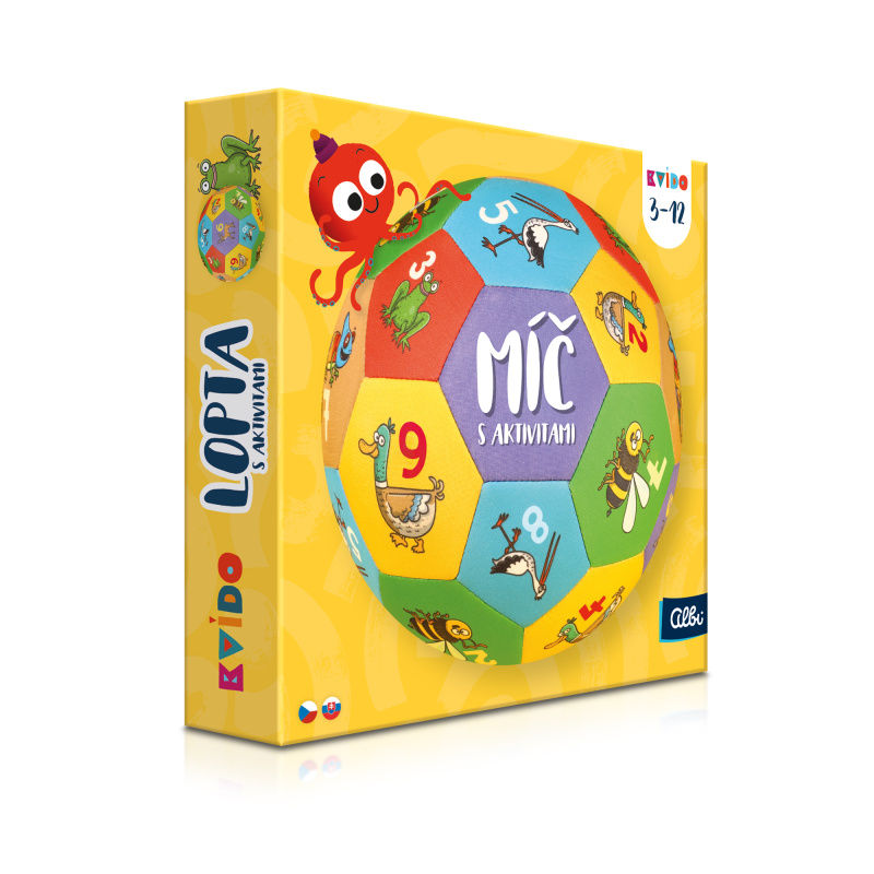 Míč s aktivitami - Kvído Albi