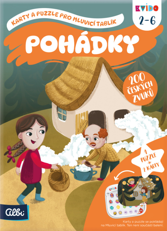 Kvído - Pohádky 2 - karty a puzzle pro Mluvicí tablík 2 ALBI