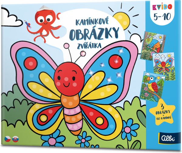 Kvído - Kamínkové obrázky: Zvířátka ALBI