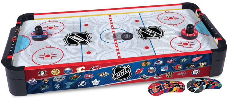 NHL Wooden Tabletop Air Hockey ALBI
