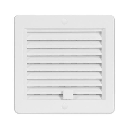 Mřížka větrací uzavíratelná HACO VM U 150×150 mm bílá