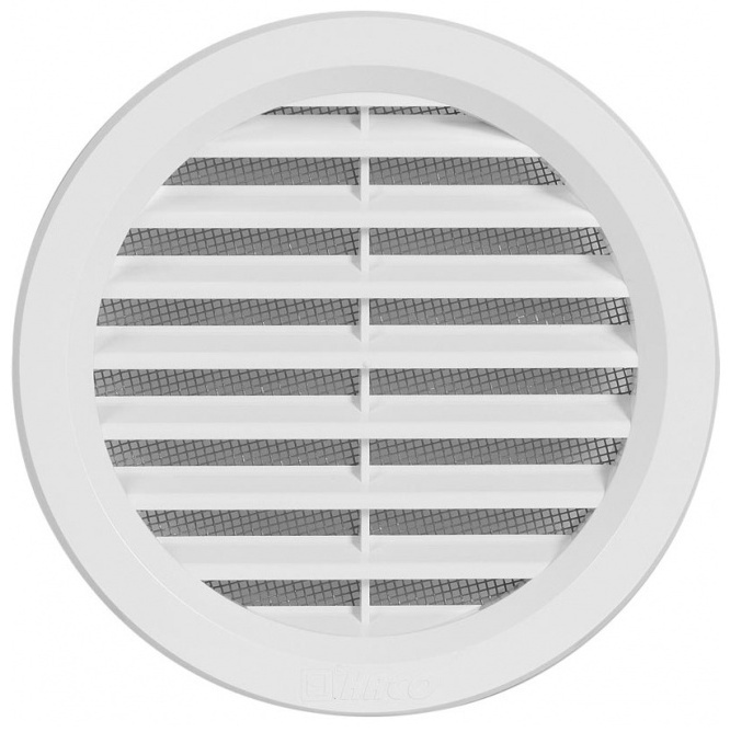 Mřížka větrací se sítí HACO VM 100 mm bílá