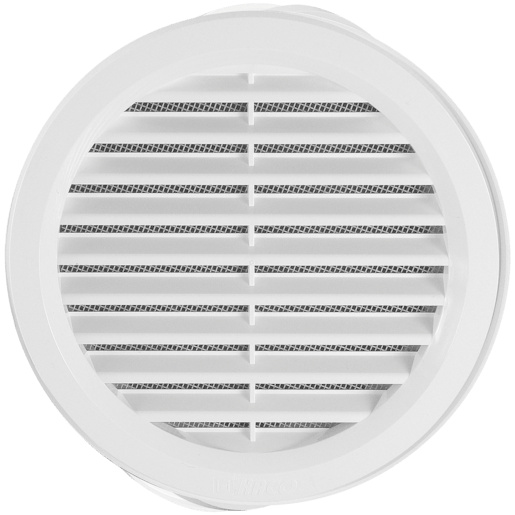 Mřížka větrací se sítí HACO VM 100 mm bílá