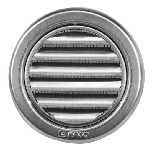 Mřížka větrací se sítí HACO NVM 75 mm nerez