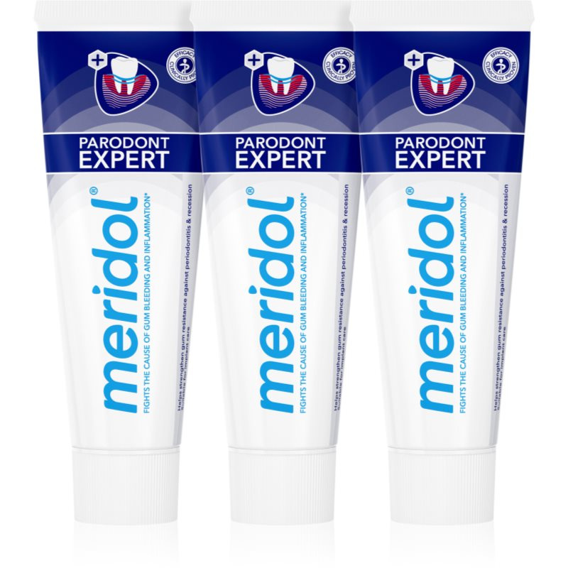 Meridol Parodont Expert zubní pasta proti krvácení dásní a parodontóze 3x75 ml