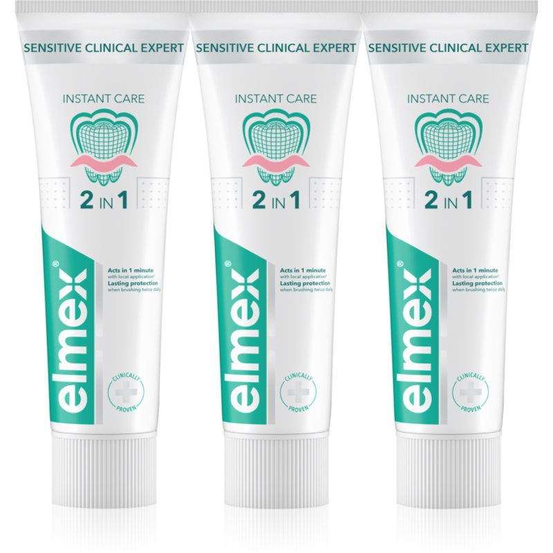 Elmex Sensitive Clinical Expert zubní pasta pro citlivé zuby 3x75 ml