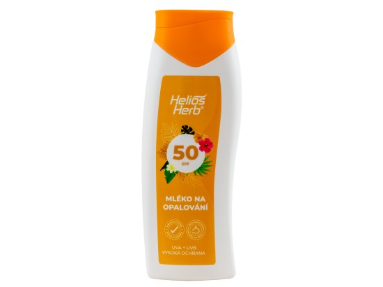 Helios Herb Mléko na opalování SPF 50 200 ml