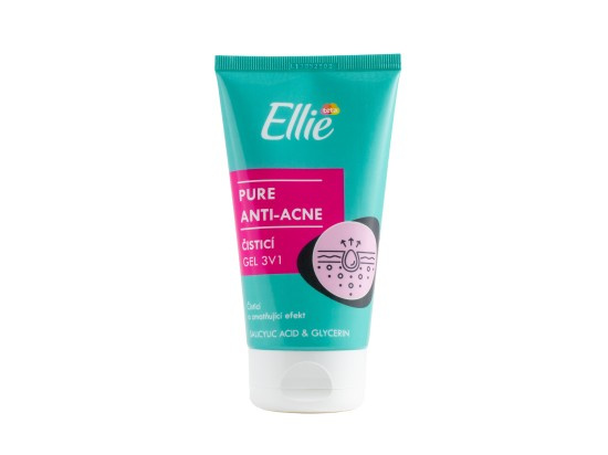 Ellie Pure Anti-acne čisticí gel 3v1 150ml