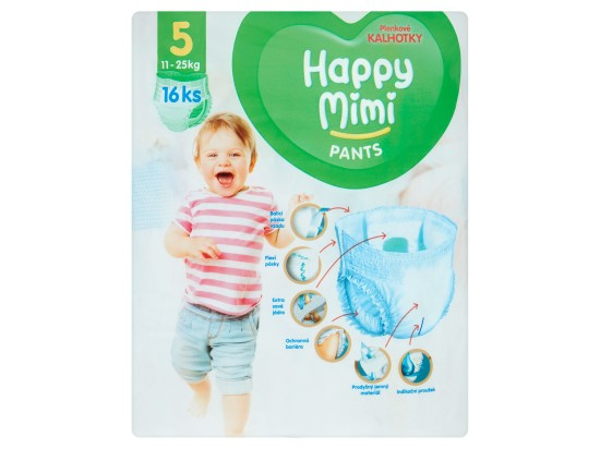 Happy Mimi pants 5 11-25kg(16ks/fol)