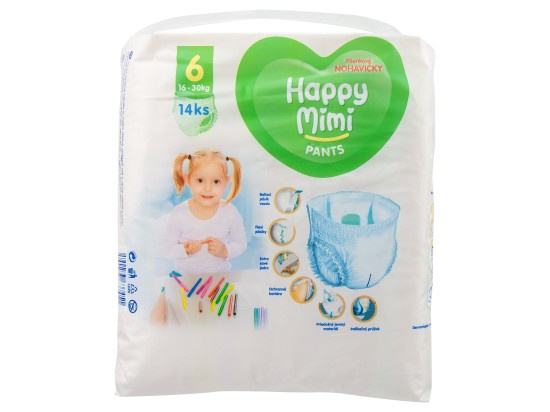 Happy Mimi pants 6 16-30kg (14ks/fol)