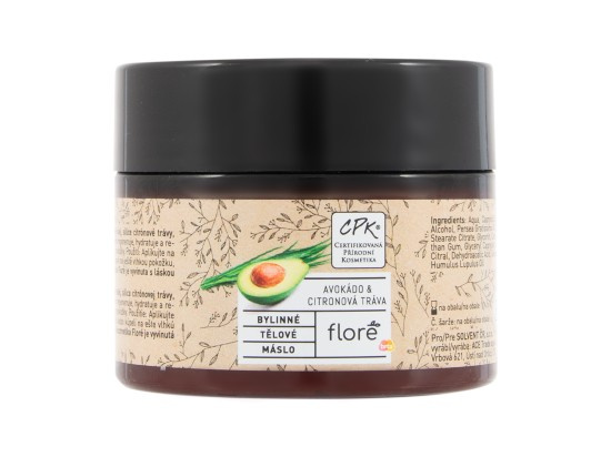 Floré Těl máslo 150ml avokádo&citr tráva