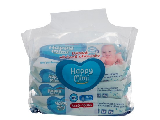 Happy Mimi vlh ubr 99% vody(3x60ks/fol)