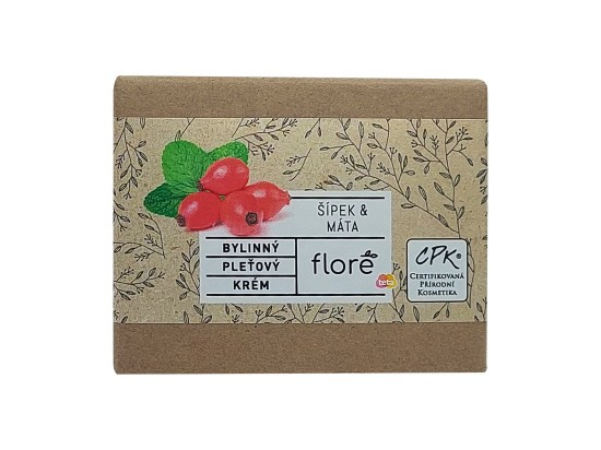 Floré pleť krém 50ml šípek a máta