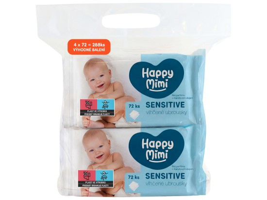 SOLVENT všechny privatky PKS Happy Mimi ubrousky (288ks/fol) mandle