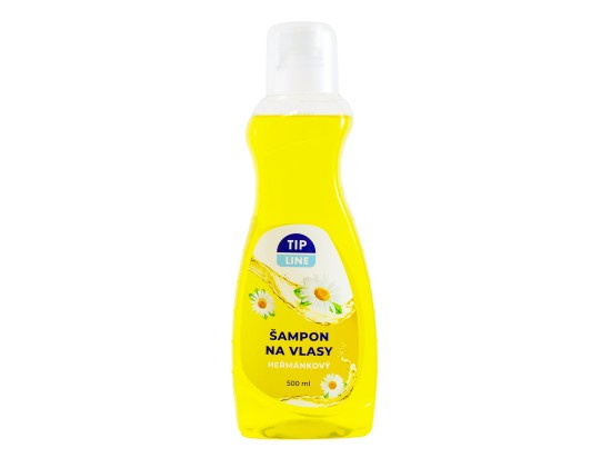 SOLVENT všechny privatky PKS Tip Line vlasový šampon 500ml heřmánek