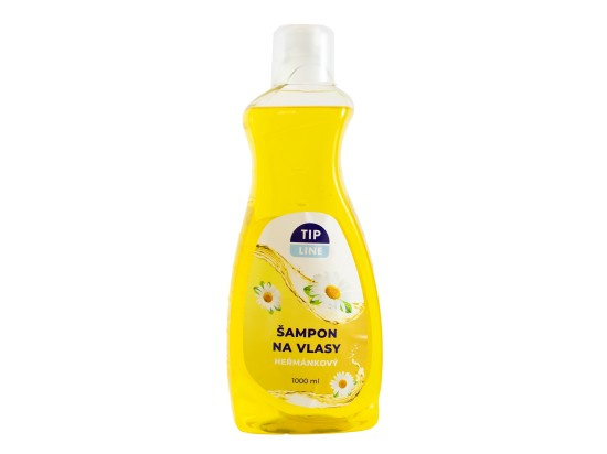 SOLVENT všechny privatky PKS Tip Line vlasový šampon 1000ml heřmánek
