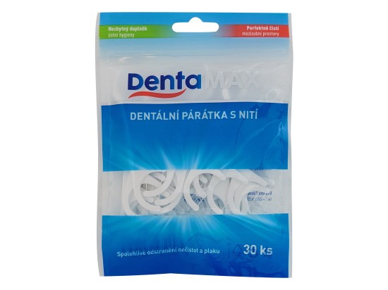 Dentamax dentální párátka s nití 30 ks SUPERCENA!