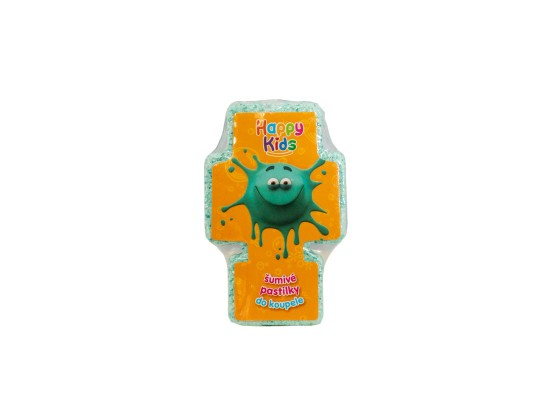 Happy Kids šumivá pastilka do koupele 40 g, mix variant, 1 ks
