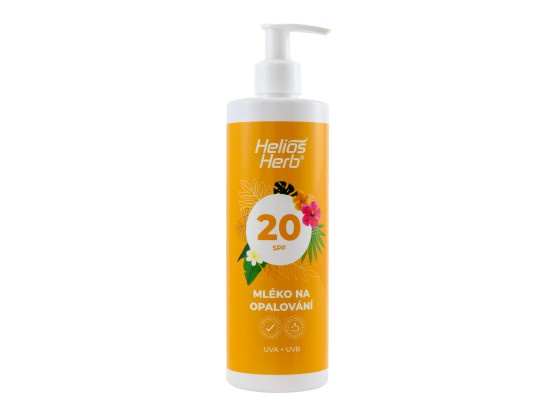 Helios Herb mléko na opal 400ml SPF20