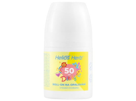 Helios Herb dětský roll-on na opalování SPF 50 50 ml