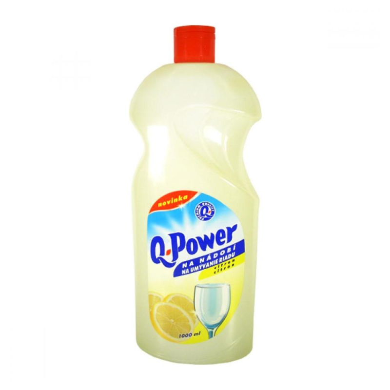 Q Power - prostředek na nádobí - Citron, 1 l