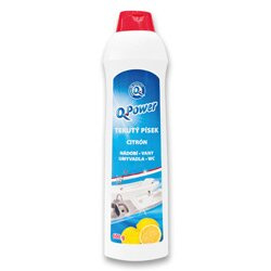 Q Power - krémový tekutý písek - Citron, 600 g
