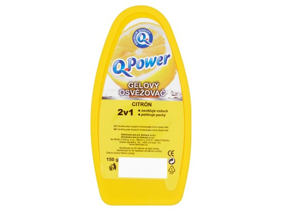Q Power osvěžovač vanička 150g citron