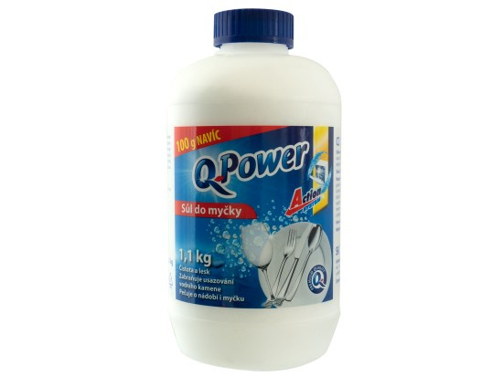 Q-Power  Sůl do myček - Q power, 1,1 kg
