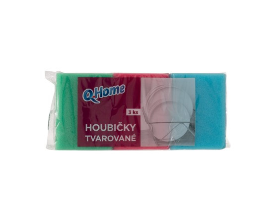 Q Home Houbička tvarovaná 3 ks