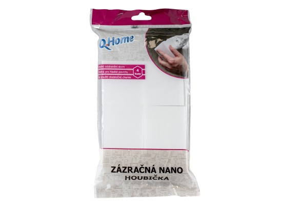 Q Home zázračná nano houbička (4ks/fol)