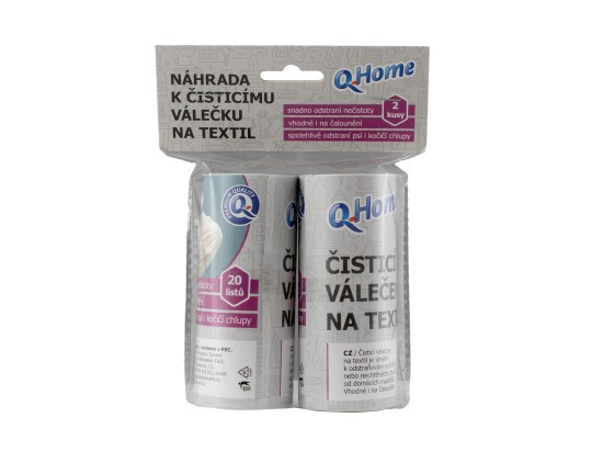 Q Home náhr váleček na textil (2ks/fol)
