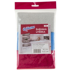 Q Home Švédská utěrka  30x30 (3ks/bal)