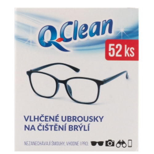 Q Clean Vlhč ubrou (52ks/kra) na brýle