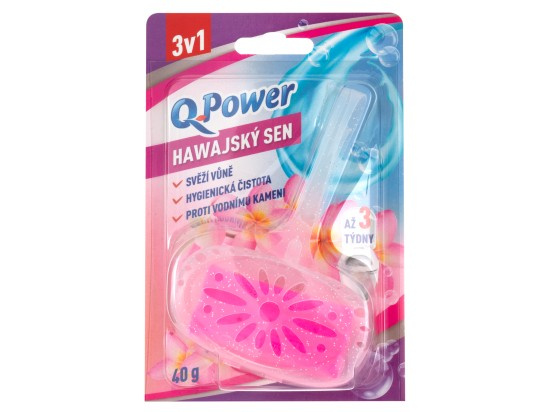 Q Power 3v1 - WC blok - hawajský sen, 40 g