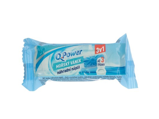 Q Power 3v1 - WC blok - náhradní náplň mořský vánek, 40 g