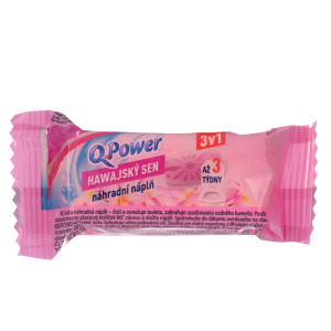 Q Power 3v1 - WC blok - náhradní náplň hawajský sen, 40 g