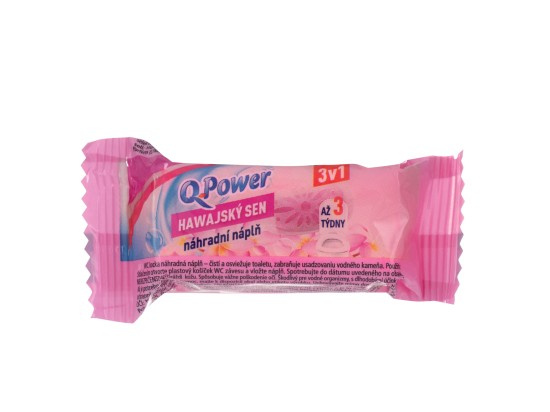 Q Power 3v1 - WC blok - náhradní náplň hawajský sen, 40 g
