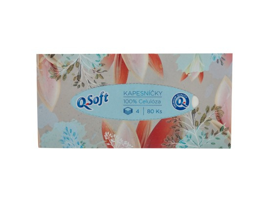 Q Soft kapesník (80ks/krabice) 4vrstvé