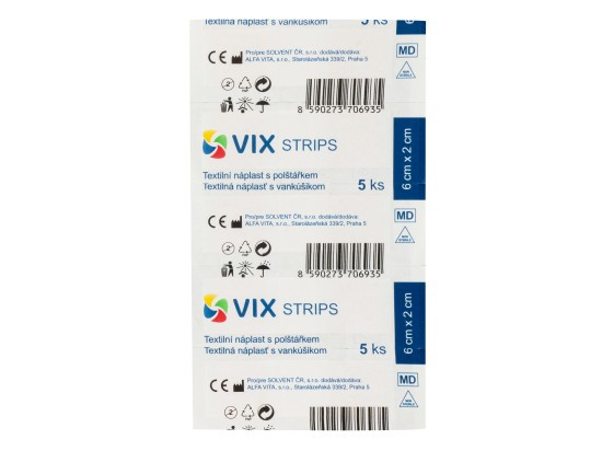 VIX náplast střihaná 8 cm x 4 cm 3ks