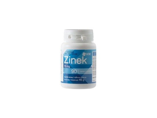 Vix Zinek Chelát 15 mg 90 tablet