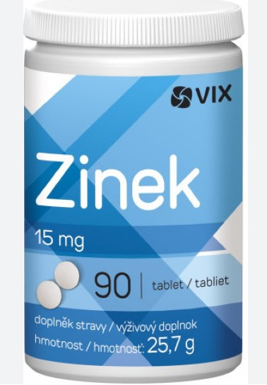 VIX Zinek 15mg (90tbl/bal)