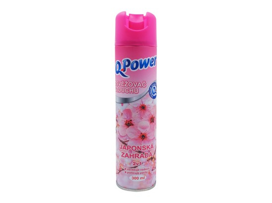Q-Power Osvěžovač vzduchu Japonská zahdrada 2v1 300 ml