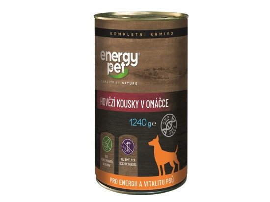Energy Pet hovězí konzerva pro psy 1240g